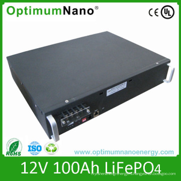 Оптимальная батарея питания 12V 100ah LiFePO4